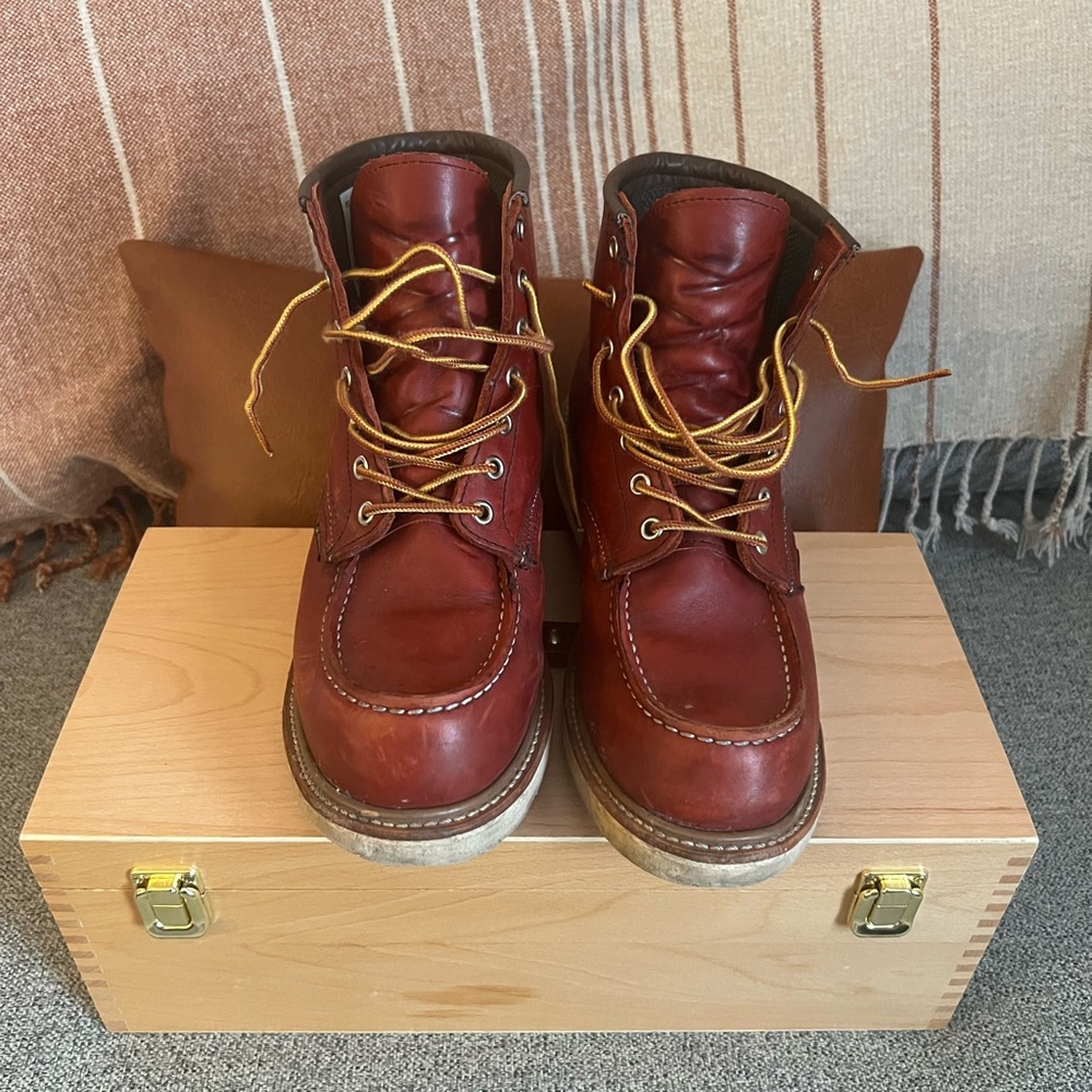 Red Wing Shoes Red Moc Toe Boots